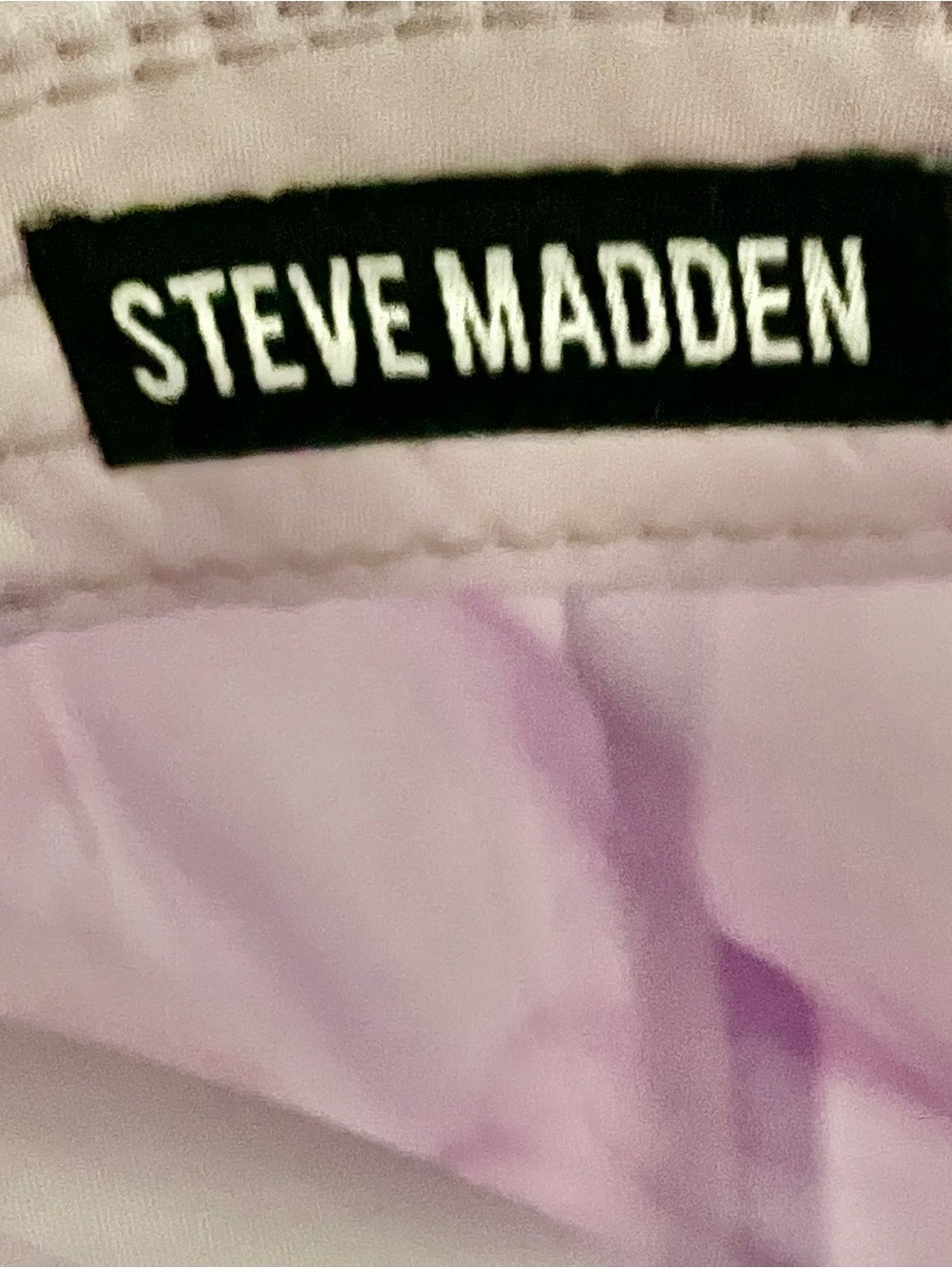 Steve Madden Lilac Butterfly Print baseball cap. New!!!! - Picture 2 of 6